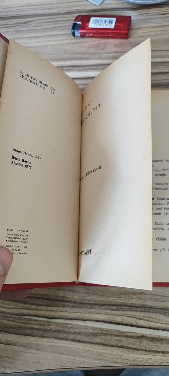 T.S. Eliot - Kokteyl Parti - Görsel 3