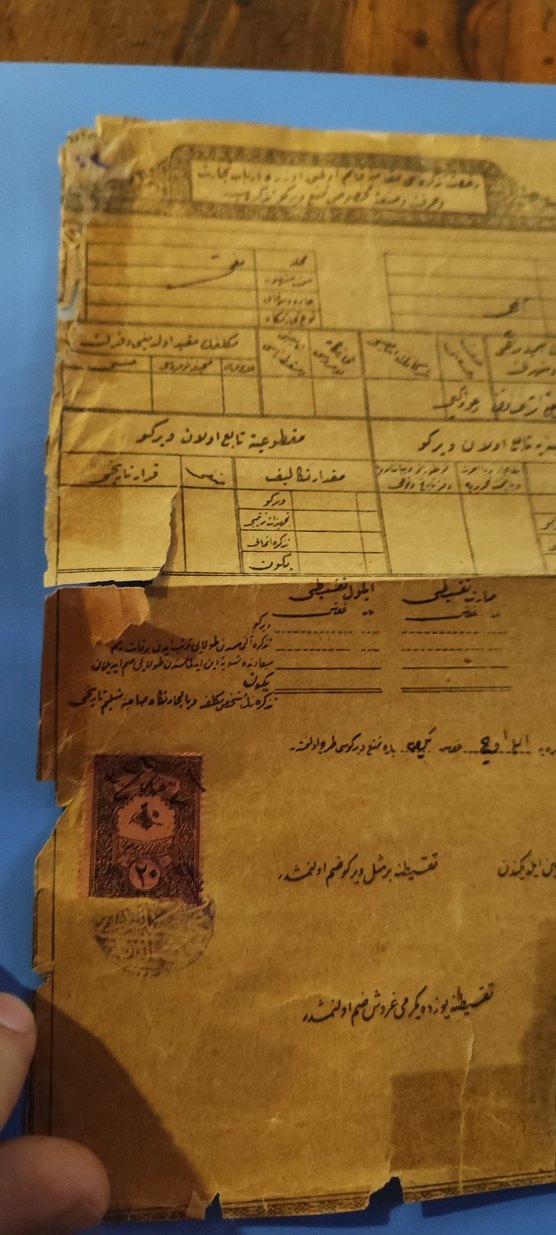 Osmanlıca El Yazması Belge - Görsel 2