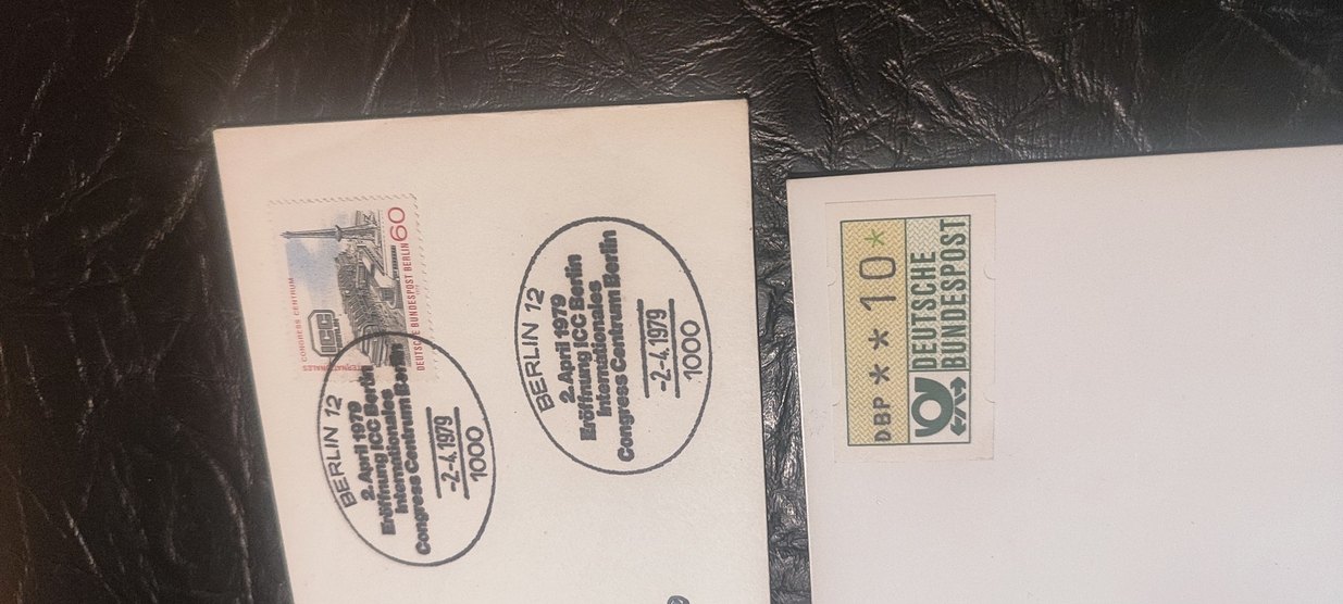 Berlin Temalı Antika Pul ve Kartpostal Seti - Görsel 2