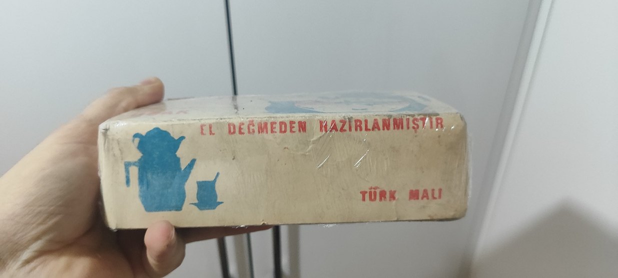Türkiye Şeker Fabrikaları 1 kg küp şeker 1980 Ler - Görsel 2