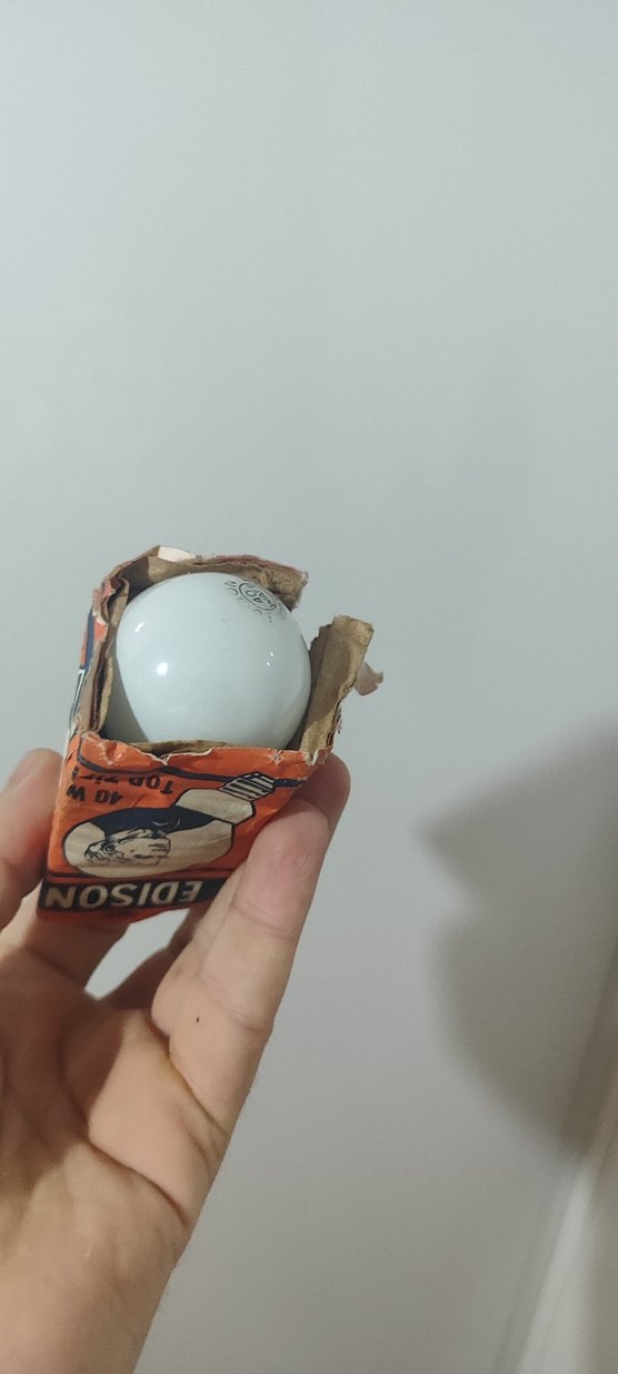 Edison 40W Ampul Kutusu eski dönem koleksiyonluk - Görsel 3
