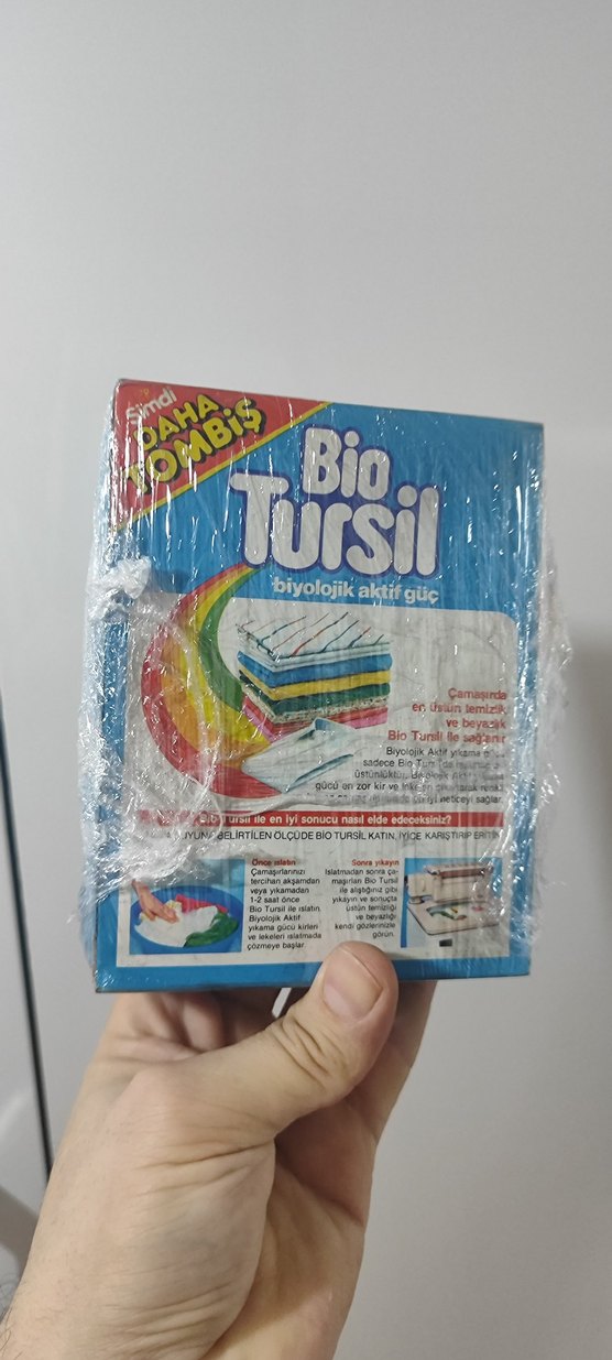 Bio Tursil Toz Deterjan 1 kg 1980 Ler açılmamış - Görsel 2