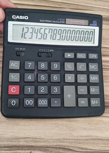 Casio Casio Siyah Elektronik Hesap Makinesi