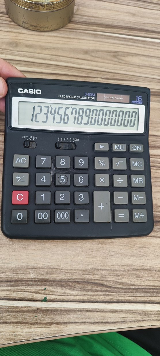 Casio Siyah Elektronik Hesap Makinesi - Görsel 2