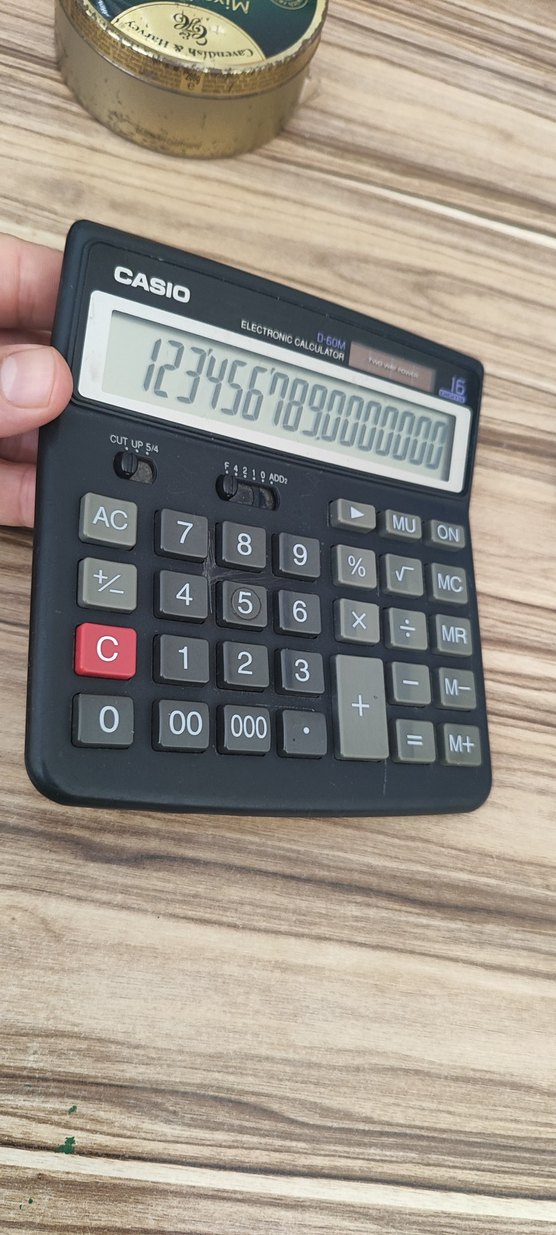 Casio Siyah Elektronik Hesap Makinesi - Görsel 4