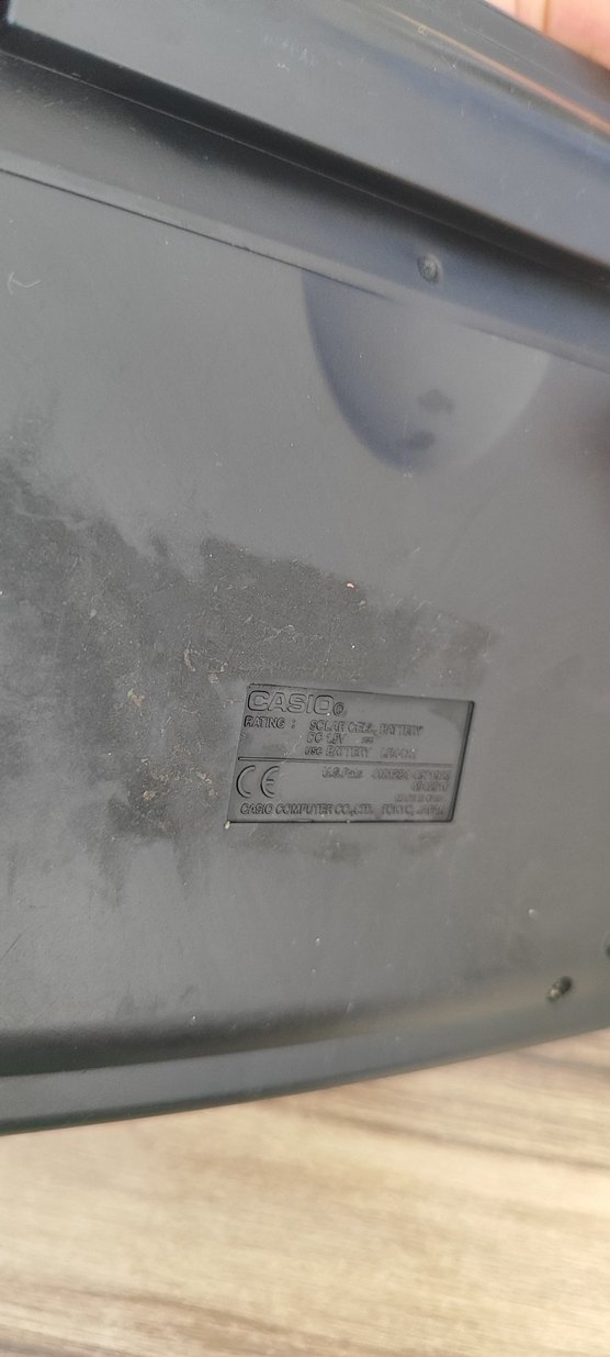 Casio Siyah Elektronik Hesap Makinesi - Görsel 5