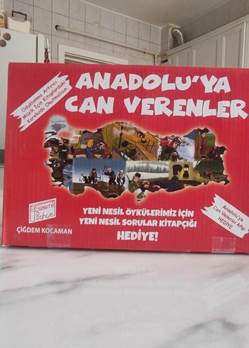 Anadolu'ya Can Verenler Model Kiti - Kırmızı