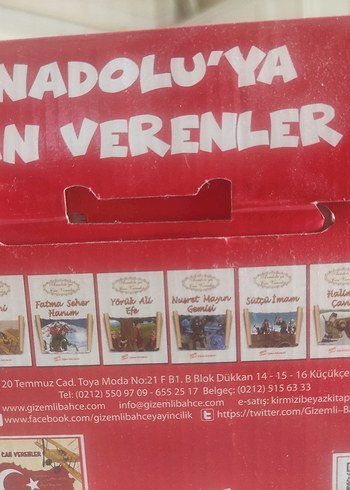 Beden Anadolu'ya Can Verenler Model Kiti - Kırmızı