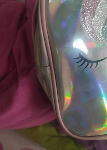 Parlak Pembe Unicorn Çocuk Sırt Çantası - Görsel 4