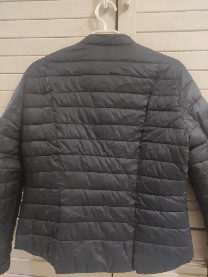 Deri Siyah Fermuarlı Kadın Ceket - Görsel 3