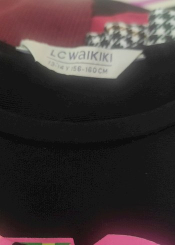 Renkli Baskılı Kız Tişörtü - Görsel 3