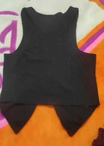 Pul İşlemeli Siyah Gösterişli Yelek - Görsel 2