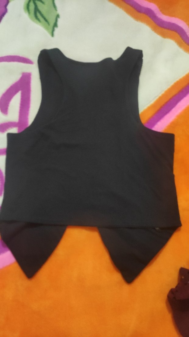 Pul İşlemeli Siyah Gösterişli Yelek - Görsel 2