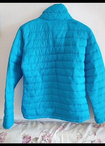 m Beden mavi Renk Tchibo mavi hafif şişme mont