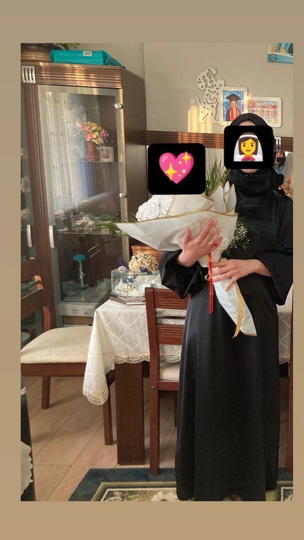 Uzun Kollu Siyah düz saten söz nişan elbisesi - Görsel 2