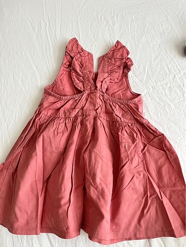 9-12 Ay Beden pembe Renk H&M kız bebek elbise