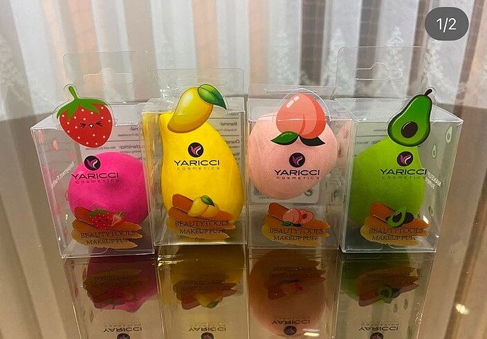 Meyve desenli makyaj süngerleri - Görsel 2