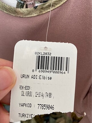 12-18 Ay Beden çeşitli Renk 12-18 ay elbise gulkurusu