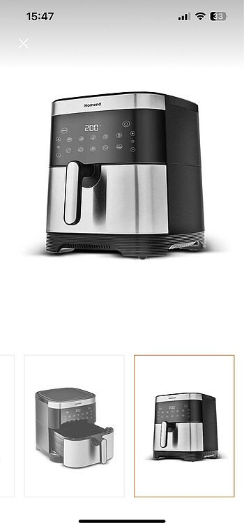 Homend xxxl airfryr