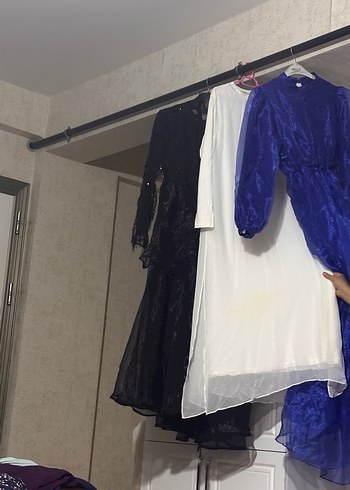 42 Beden Uzun Lacivert Drapeli Gotik Elbise