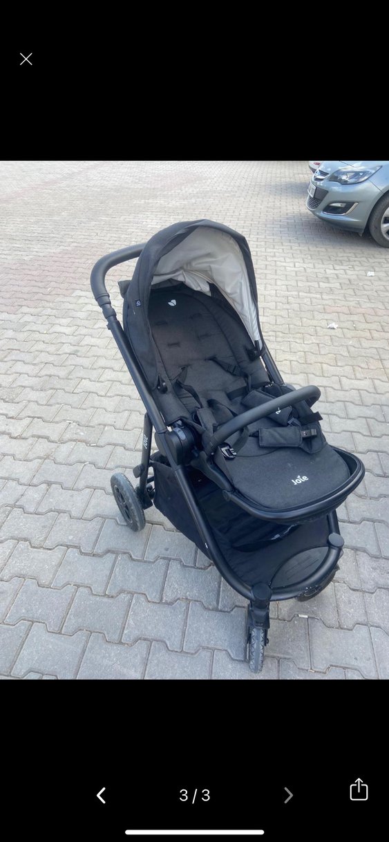 Siyah Joie Bebek Arabası - Görsel 3