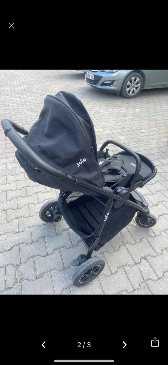 Siyah Joie Bebek Arabası - Görsel 2