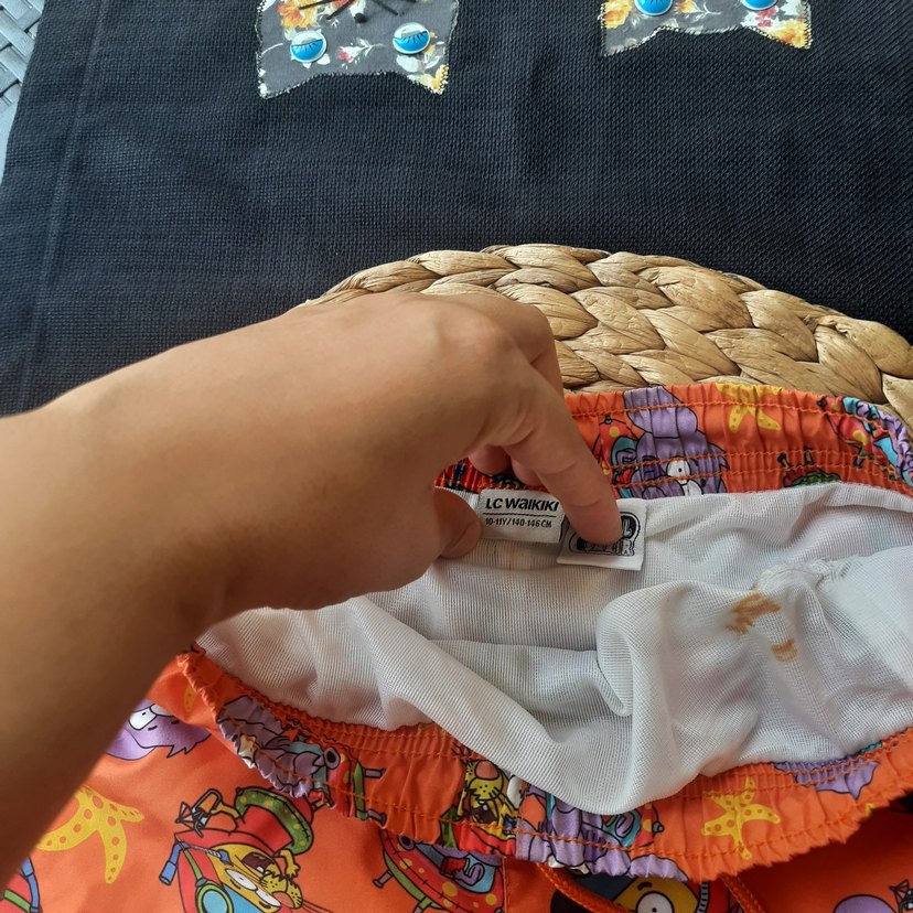 Renkli Baskılı Erkek Çocuk Mayo Şortu - Görsel 3