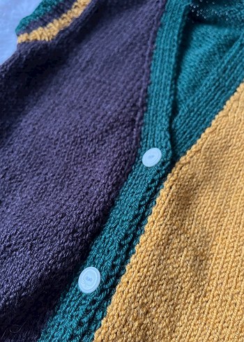 Erkek Çocuk Örgü Kolsuz Hırka - Görsel 3