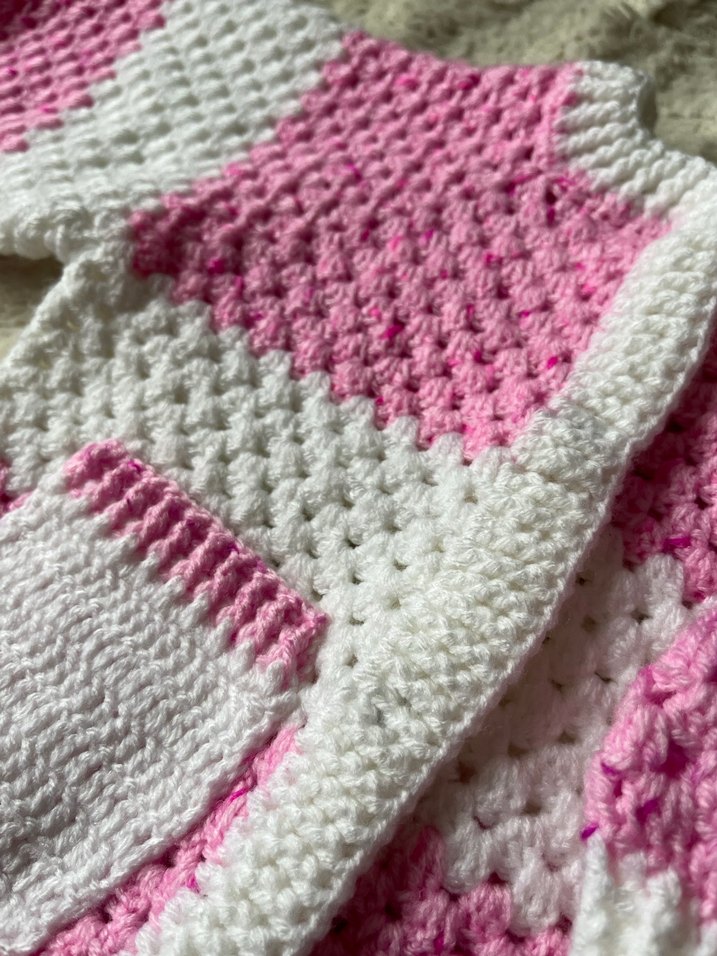 Kız Çocuk Pembe Örgü Hırka - Görsel 3