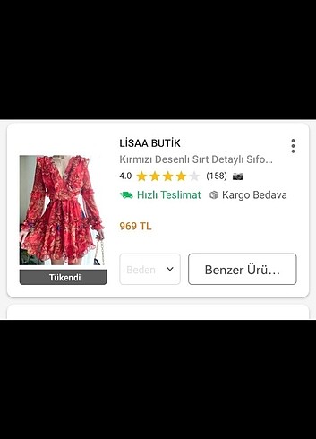 Çiçekli elbise 