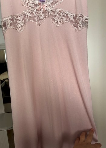 Pembe Bohem Uzun Kollu Kadın Pijama Takımı - Görsel 6