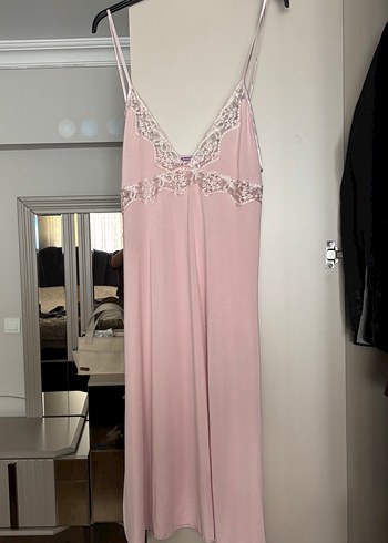 Pembe Bohem Uzun Kollu Kadın Pijama Takımı - Görsel 5