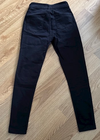 Diğer Siyah Normal Boy Kadın Denim Pantolon