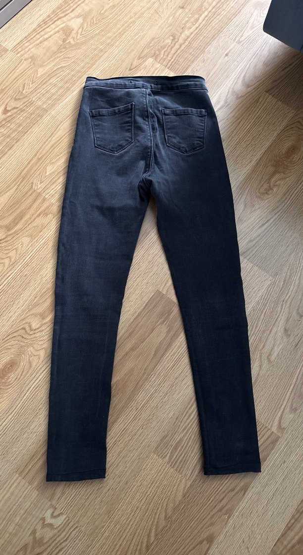 Gri Kadın Skinny Denim Pantolon - Görsel 2