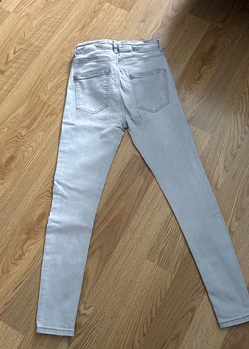 Gri Kadın Denim Pantolon - Görsel 2