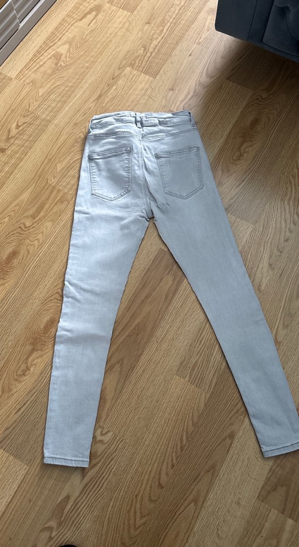 Gri Kadın Denim Pantolon - Görsel 2