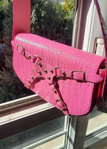 Beden pembe Renk Pembe Vintage y2k Çanta