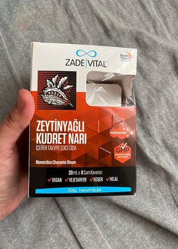 Zade Vital Zeytinyağlı Kudret Narı 20ml x 8 Cam Kavanoz