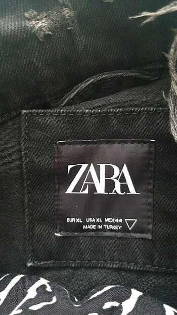 xl Beden gri Renk Zara kot mont