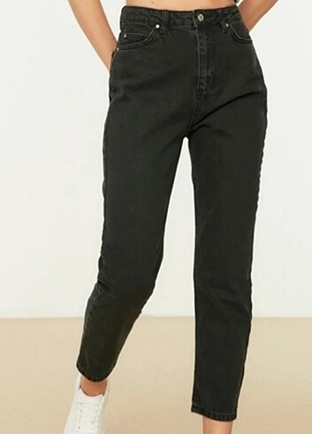 Trendyol & Milla Trendyolmilla siyah mom jeans