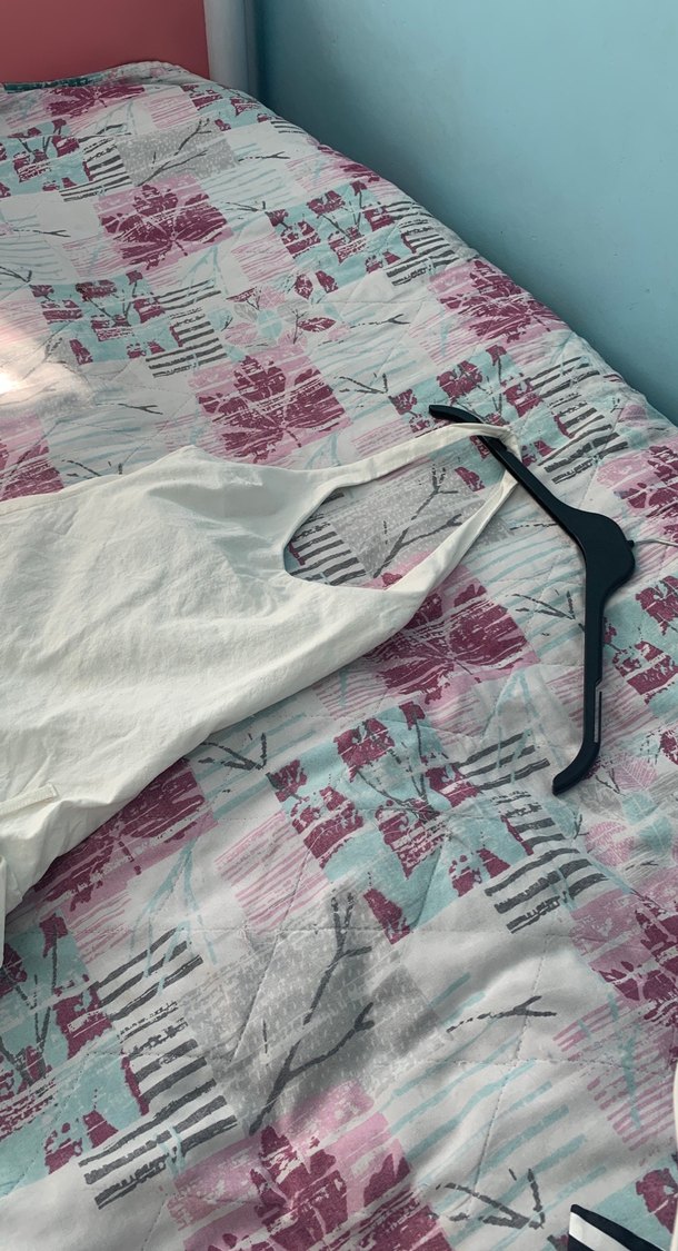 Beyaz Fırfırlı Midi Hamile Eteği - Görsel 2