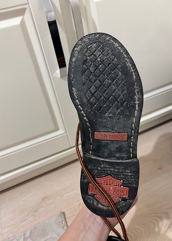 Siyah Deri Biker Botlar Yüksek Topuklu - Görsel 5