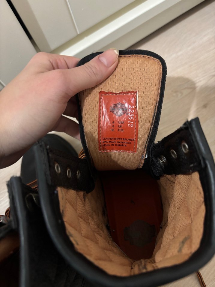 Siyah Deri Biker Botlar Yüksek Topuklu - Görsel 3