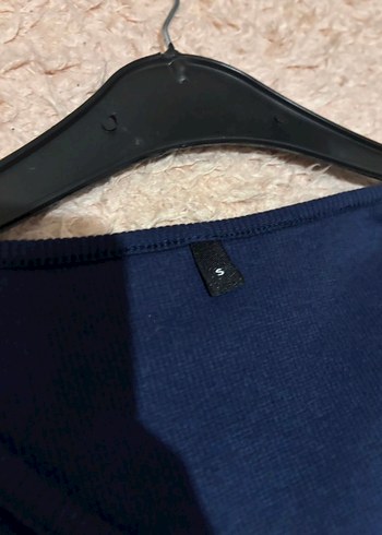 V Yaka Lacivert Kadın Triko - Görsel 4