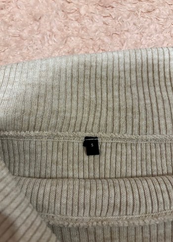 Bej Kadın Triko Kayık Yaka Kazak - Görsel 2