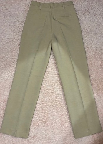 Bej Midi Kumaş Kadın Pantolon - Görsel 2