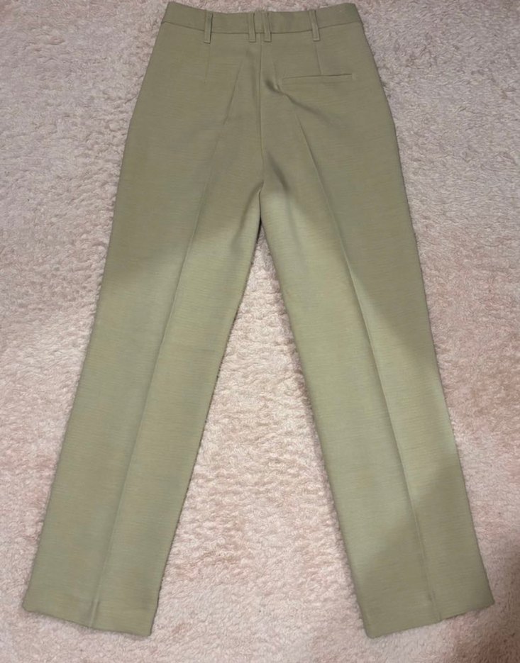 Bej Midi Kumaş Kadın Pantolon - Görsel 2