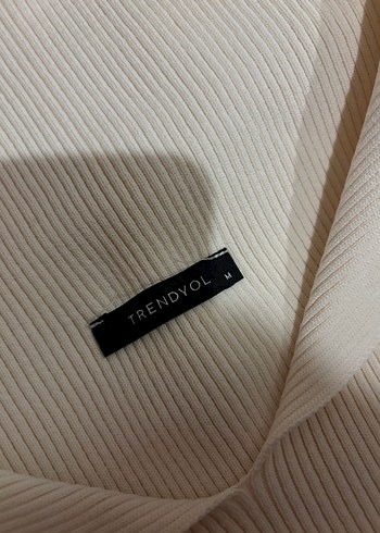 Beyaz Yakalı Uzun Kollu Triko Kadın Kazak - Görsel 3