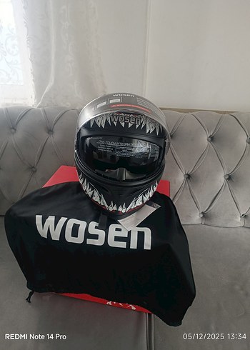 motosiklet kaskı L beden - Görsel 3