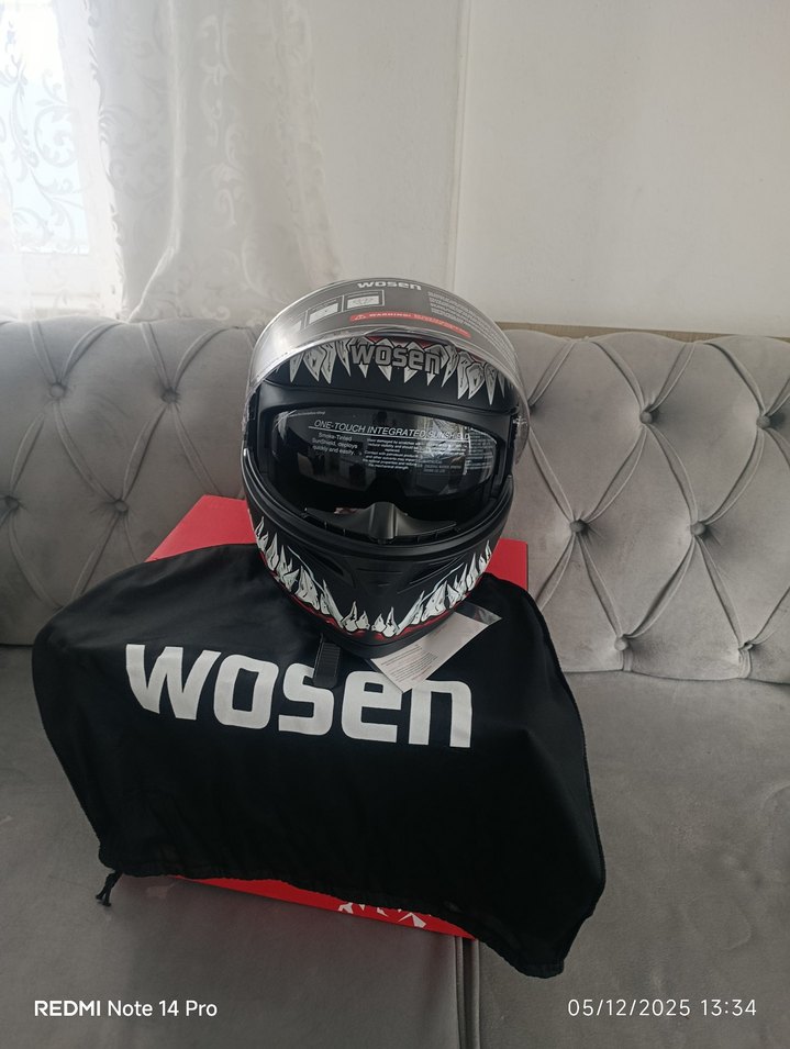 motosiklet kaskı L beden - Görsel 3